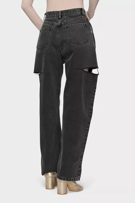 Cut-out jeans - Denim