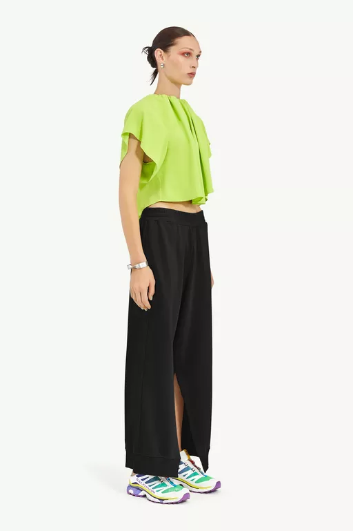 Side Slit Sweat Trousers - Pants