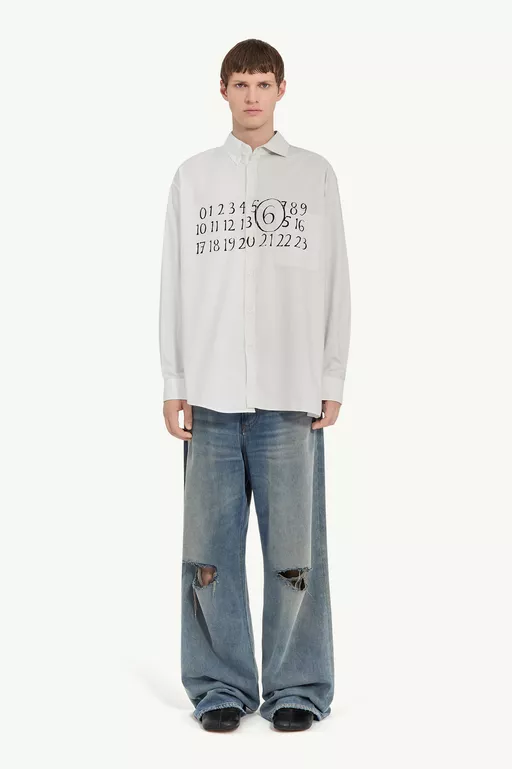 Numeric asymmetric shirt - Shirts