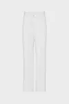 Blanc - Pantalon de smoking en laine