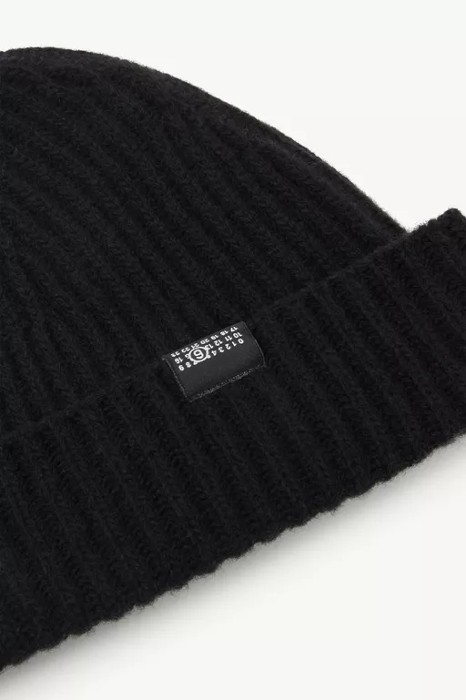 Ribbed wool beanie - Caps