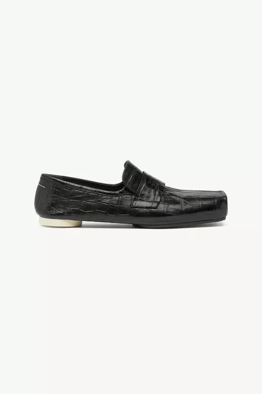 Numeric croc-effect loafers - Moccasins
