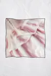Pink - Porcelain Print Silk Scarf