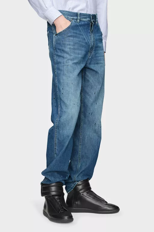 Straight-leg Jeans - Denim