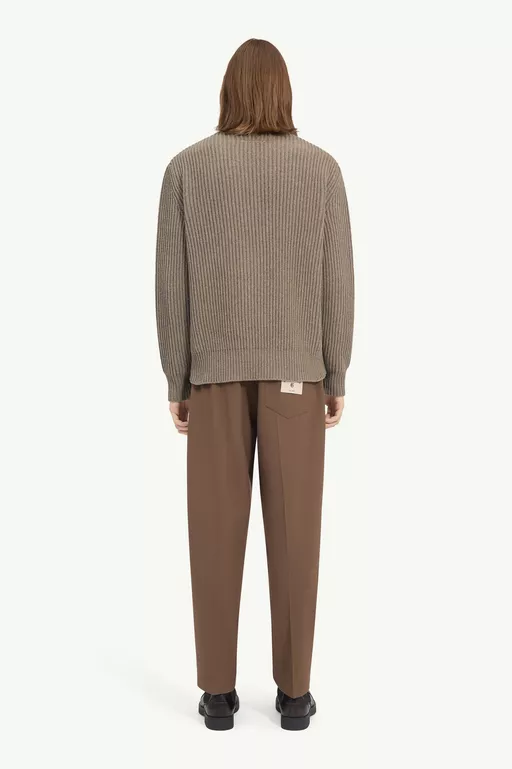 Jacke aus Rippstrick - Jacken