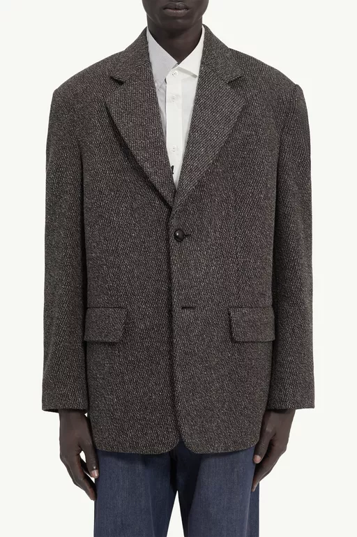 Wool tweed suit jacket - Jackets