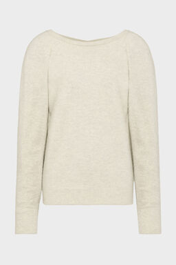 Wool knit top - V-neck