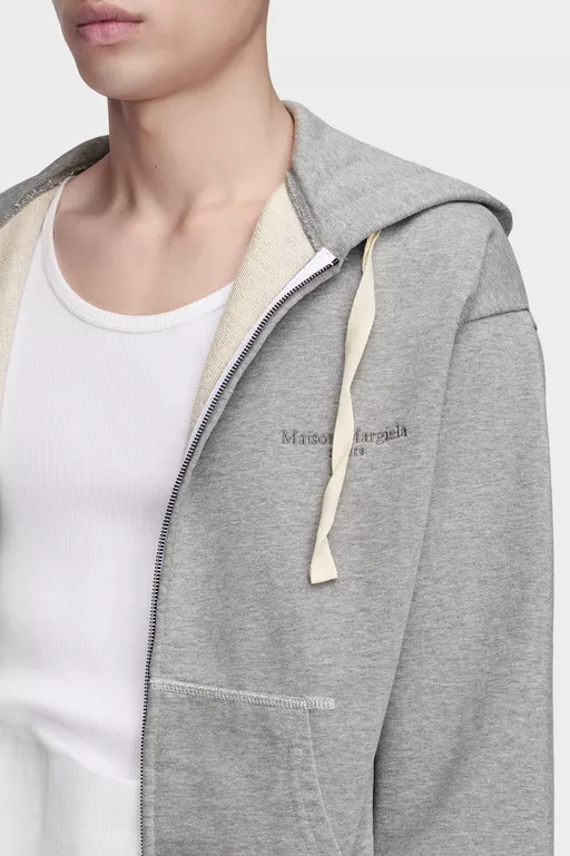 Felpa con cappuccio e zip - Felpe
