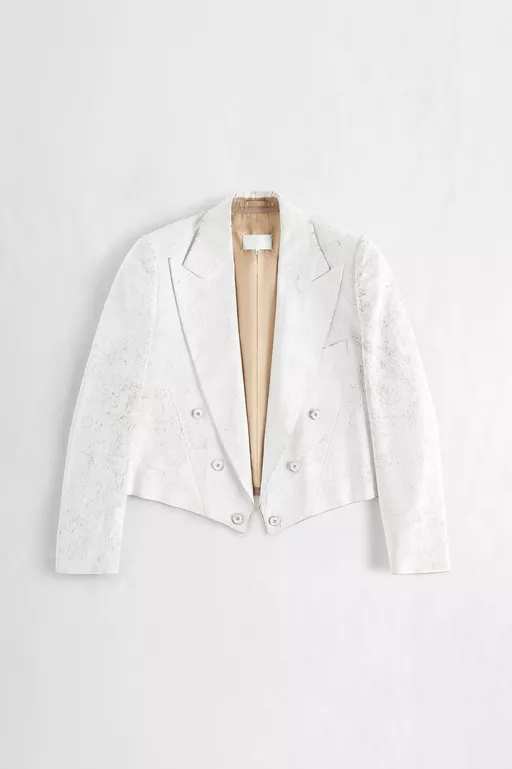 Bianchetto Double-Breasted Wool Blazer