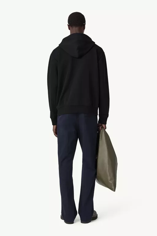 Rubber patch hooded sweatshirt - Sweatshirts