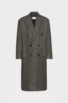 001S - Double-breasted wool coat