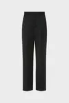 Black - Wool Trousers
