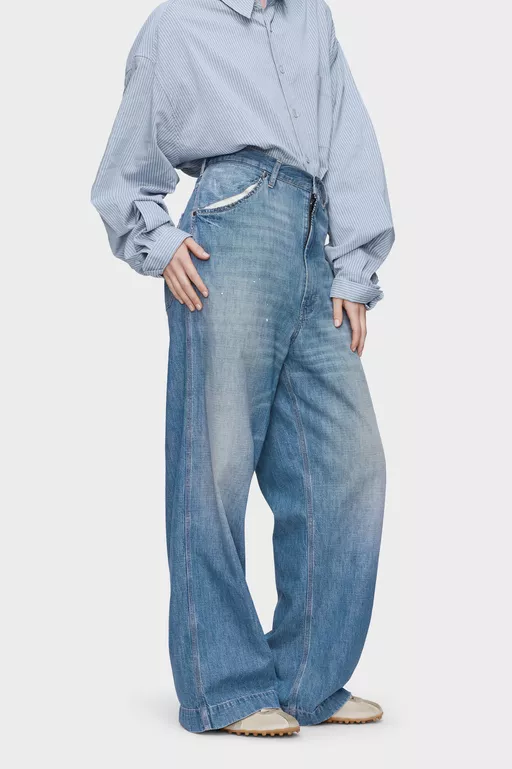 Wide-leg jeans - Pants
