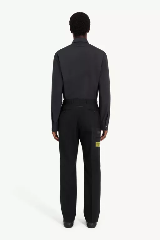 Tailored wool-blend trousers - Pants