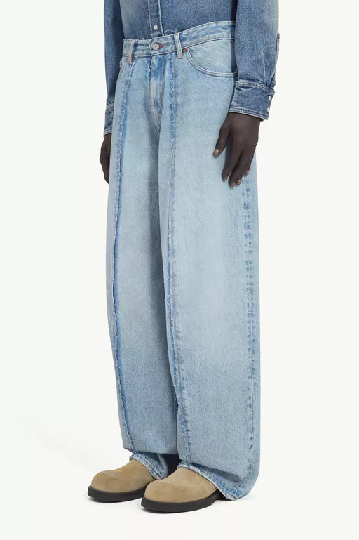 Wide-leg jeans - Denim
