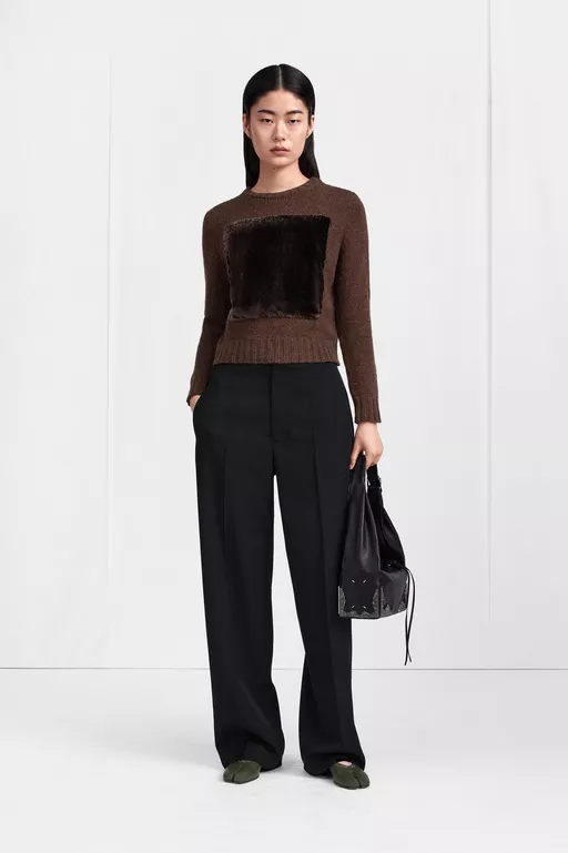 Satin-Waist Virgin Wool Tuxedo Trousers - Pants
