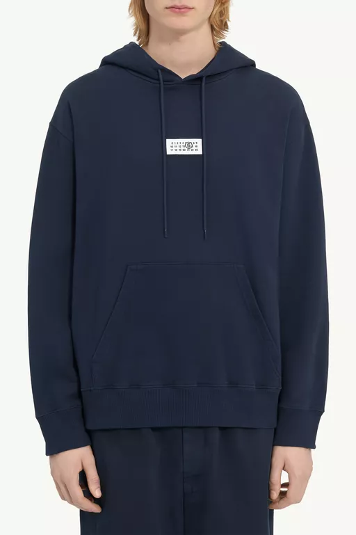 Sweat-shirt &agrave; capuche en coton non bross&eacute; - Sweat-shirts