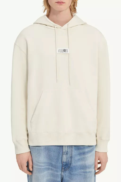 Unbrushed cotton hoodie - Sweatshirts