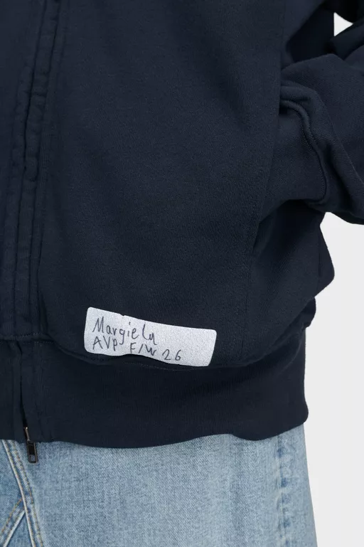 Cotton Zip Hooded Sweatshirt - Sweatshirts