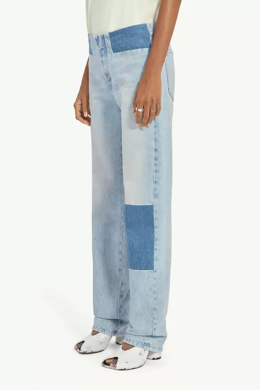 Patchwork Jeans - Denim