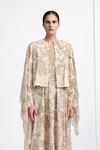 Beige - Fusion Tapestry-Print Shirt