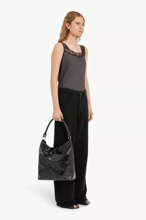 Pantalon ample en coton - Pantalons