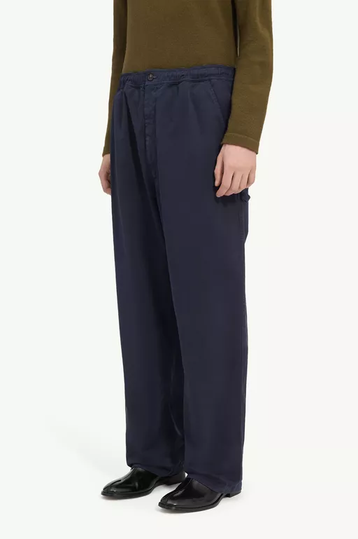 Mannequin label wool blend pleated trousers - Pants