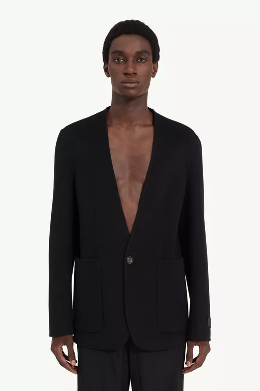 Single-breasted wool jacket - Jackets