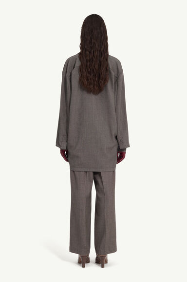 Tweed shirt dress - Mini Dress - Image 3