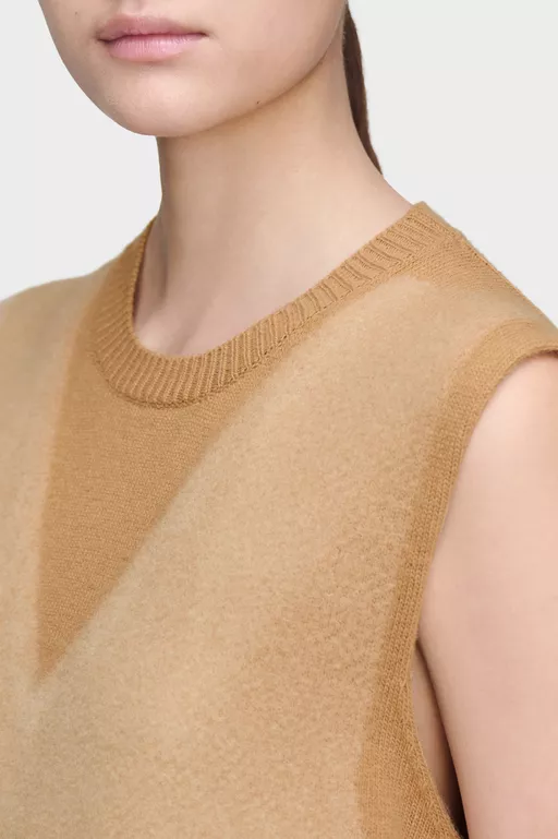Fused Knit Vest - Waistcoats