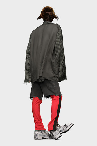 Patchwork inside-out jacket - Jackets - Image 4