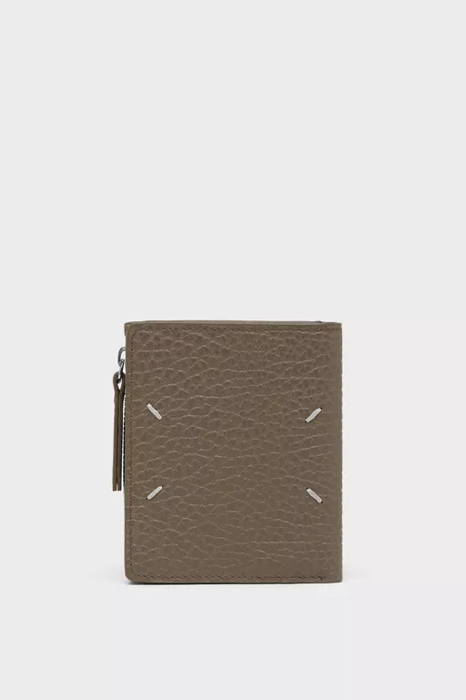 4ステッチ バイカラー フリップフラップ ウォレット - ウォレット