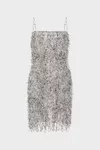 Blanc - Robe nuisette Dipped Dots