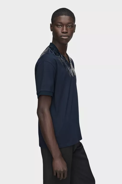 T-shirt con scollo a V taped - Polo