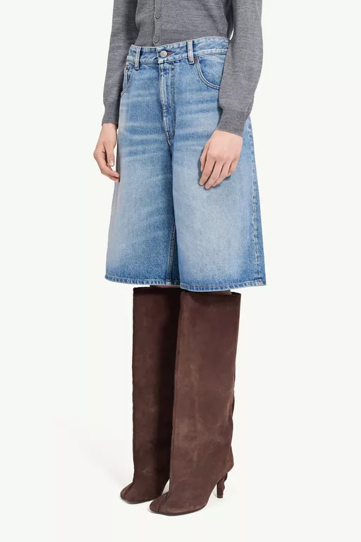 Denim bermuda shorts - Shorts