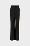 Schwarz - Hose aus Mohair-Wolle
