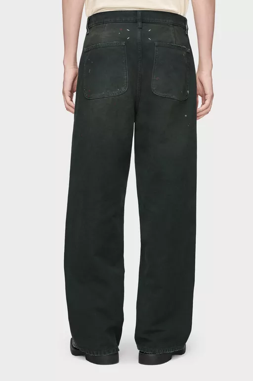 Double-Dyed Workwear Trousers - Pants