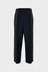 Blue - Two-Tone Wool Trousers