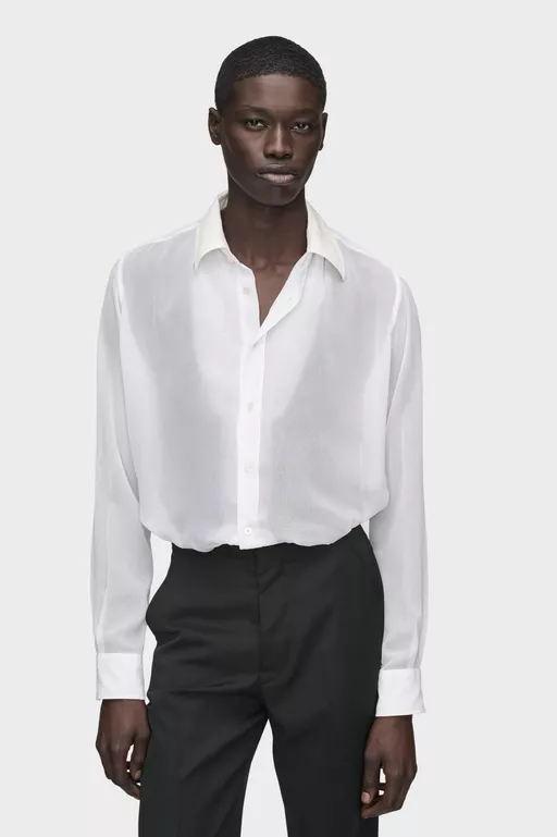 Covered Tailored Shirt - Long-sleeved Shirt