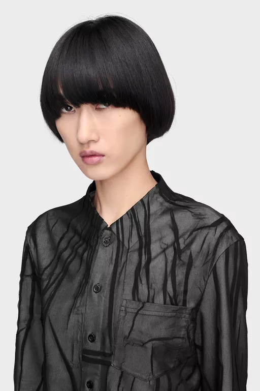 Camisa de manga larga Bonded Crease - Camisas