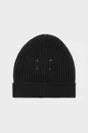 Black - Wool beanie