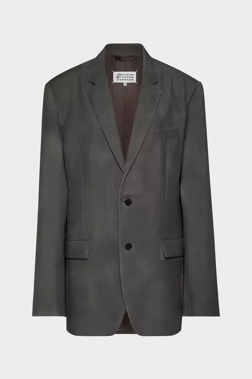 Mohair Wool Suit Jacket - Jackets