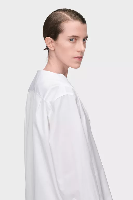 Camisa con cuello plegado - Camisas