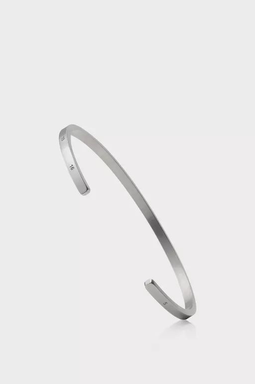ナンバリング カフブレスレット 3mm - ブレスレット