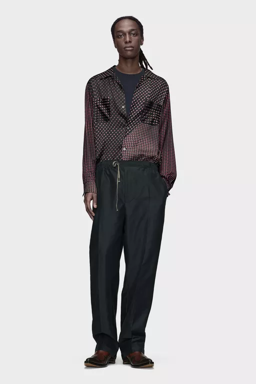 Paisley Print Long-Sleeve Shirt - Shirts