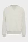 Grey Melange - Double-Layer Cotton Sweatshirt