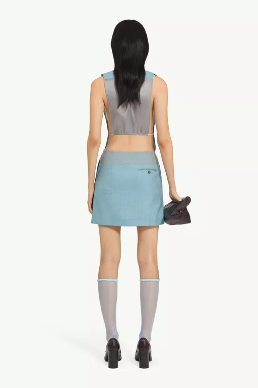 Wool Sleeveless Top - Scarves