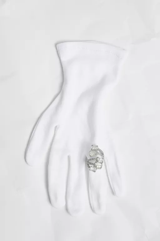 Bague strass &agrave; cire antique - Bagues