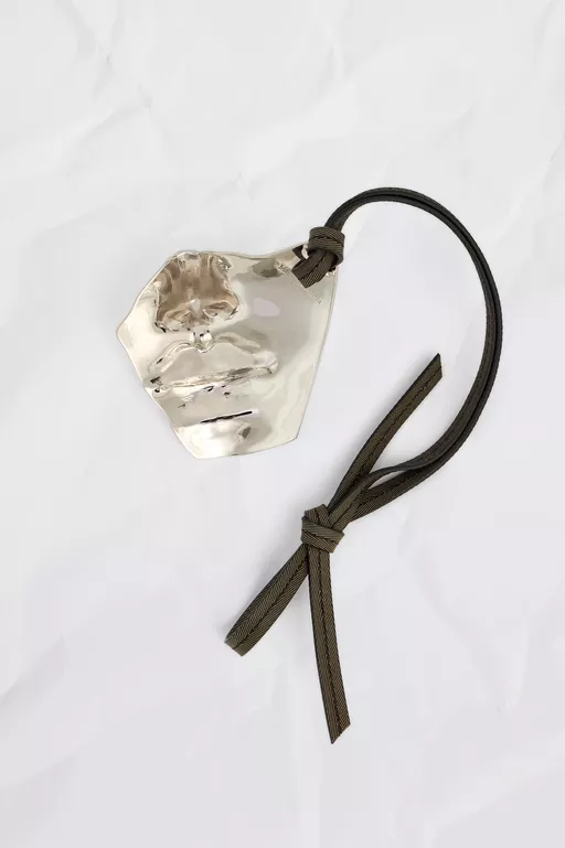 Ceramic Face Charm - Small Leather Goods