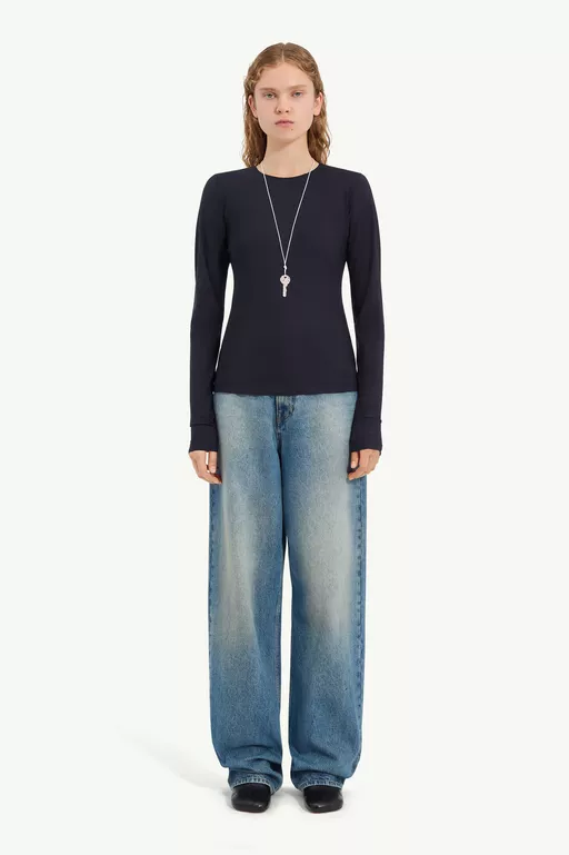 Lycra jersey long-sleeve top